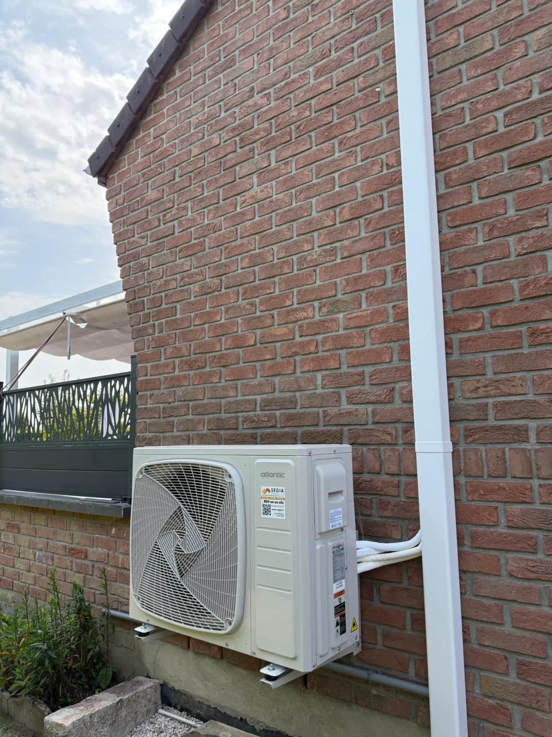 Pompe à chaleur posée par nos techniciens
