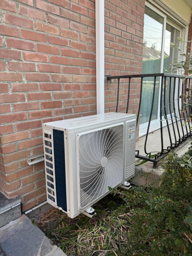 Pompe à chaleur posée par nos techniciens