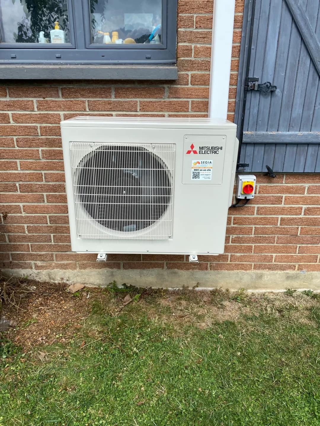 Pompe à chaleur posée par nos techniciens