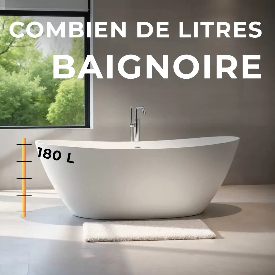 Combien de litres contient une baignoire ? Explication par SEGIA Énergies