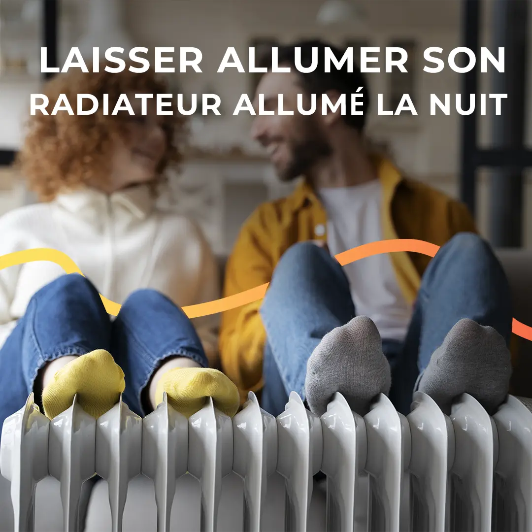 Peut-on laisser son radiateur allumé la nuit ? Réponse par SEGIA Énergies