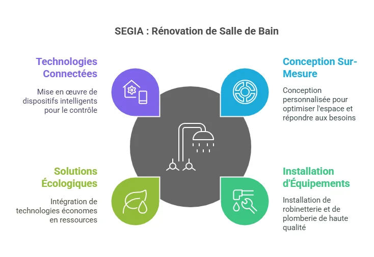 SEGIA propose la rénovation de salle de bain à Henin Beaumont et alentours