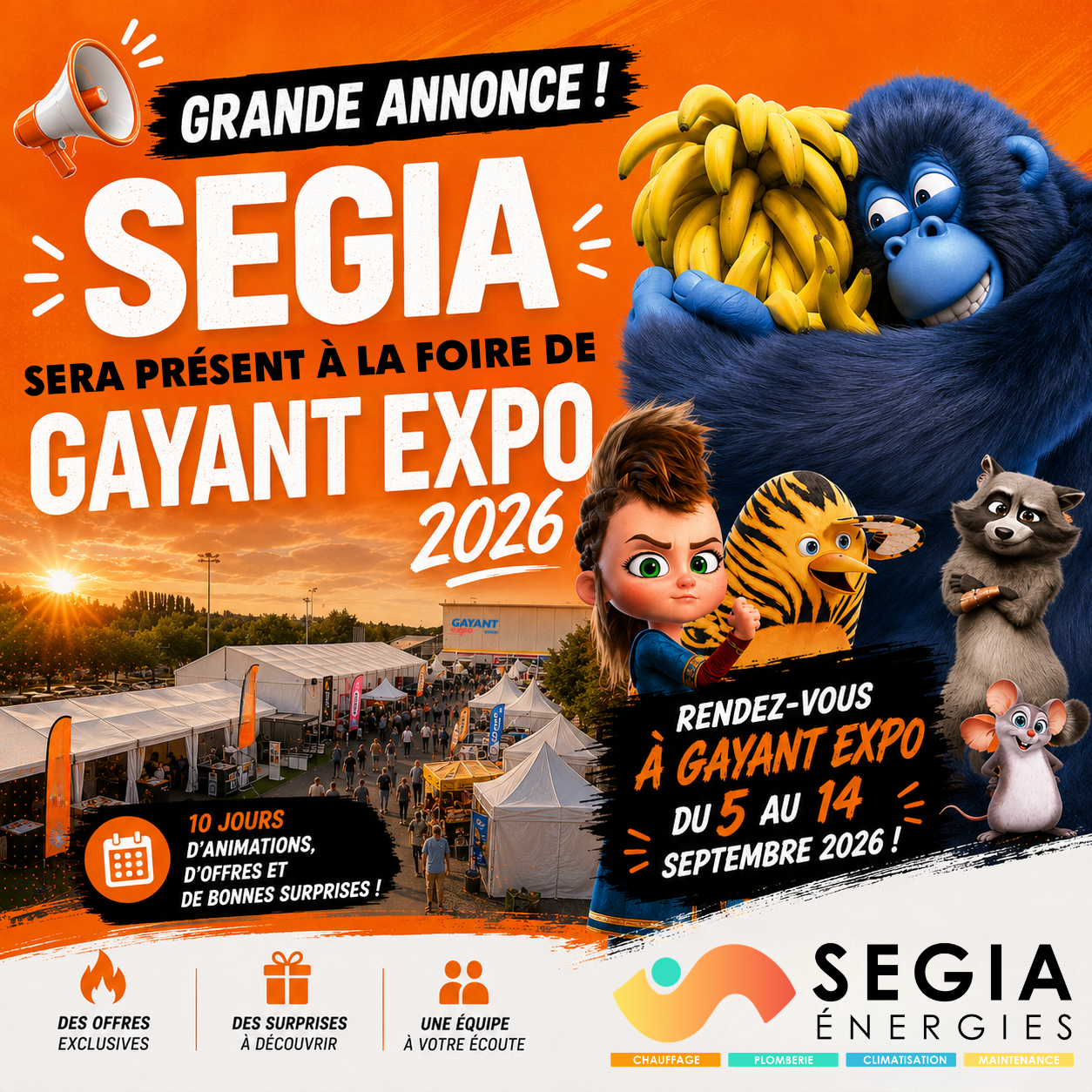 SEGIA présent à la foire de Gayant Expo 2026